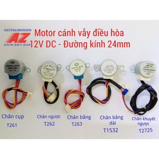 Motor cánh vẫy điều hòa DC12V - ĐK 24mm