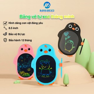 Bảng vẽ tự xóa thông minh đa sắc Manigo PG800M 8.5inch màn hình LCD chống bức xạ ánh sáng bảo hành 1 năm