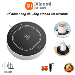 Đế hâm nóng đồ uống Xiaoda XD-HWBD01, công suất 15W, duy trì nhiệt độ 55°C, phù hợp mọi chất liệu của cốc, an toàn