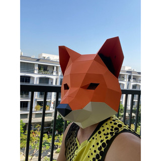Mô hình mặt nạ giấy Đầu cáo 3D POLYCRAFT