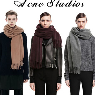 Khăn Choàng Cổ Nữ ACNE Studios len dày cao cấp