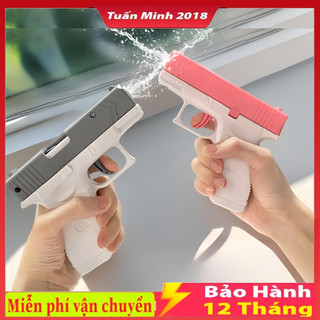  Súng Phun Nước Đồ Chơi Tăng Áp Lực Cao Bắn Cực Mạnh Liên Thanh Cầm Tay Cỡ Lớn Bắn Xa Chứa Nước Nhiều Xịn Cho Bé Trẻ Em 