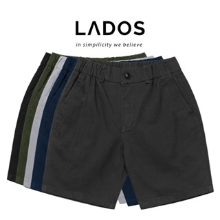 Quần Short Đùi Kaki Nam Lưng Chun Cao Cấp LADOS-4112 Phong Cách Trẻ Trung Dễ Phối Đồ