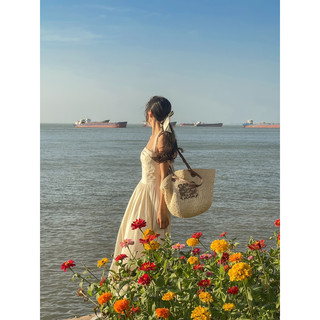 Linen dress/ Đầm 2s Linen muối tiêu - Herlig.sg