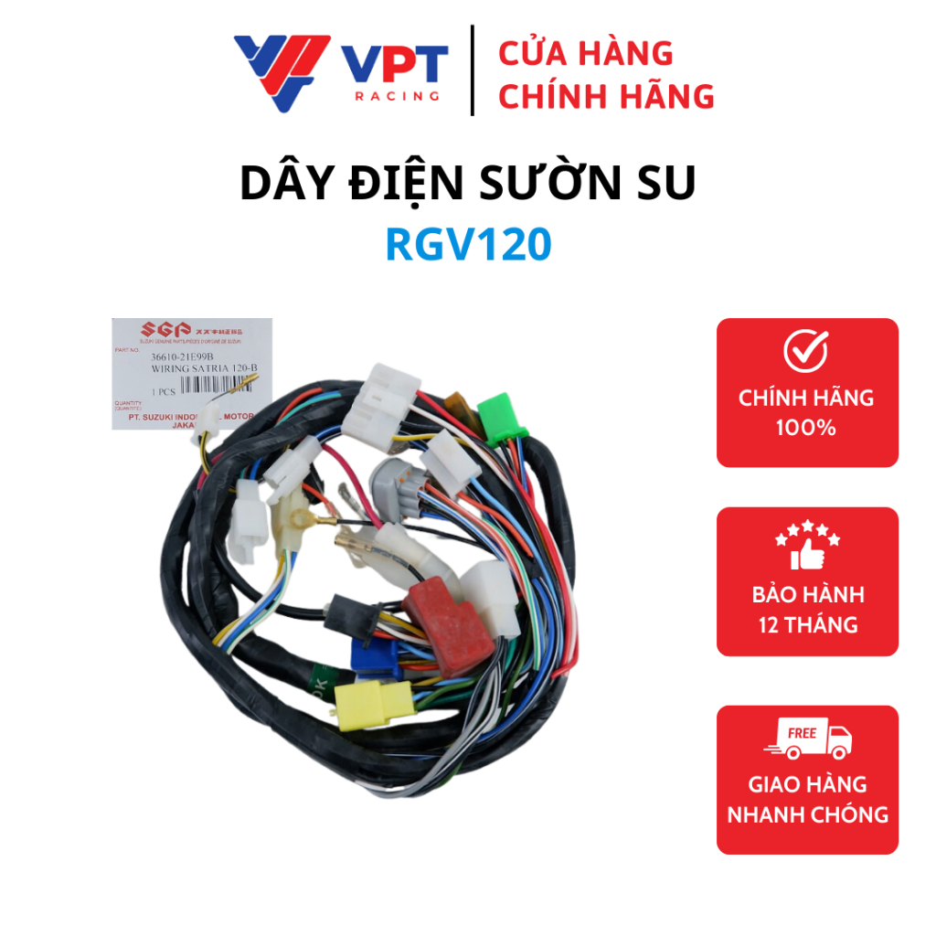 Dây điện sườn Suzuki Xipo RGV120 chính hãng 36610-21E99B