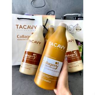 Cặp Dầu Gội Xả TACAVY Collagen 1000ML Phục Hồi Hư Tổn,Khô Xơ Gãy Rụng.Hàng Chính Hãng Cao Cấp