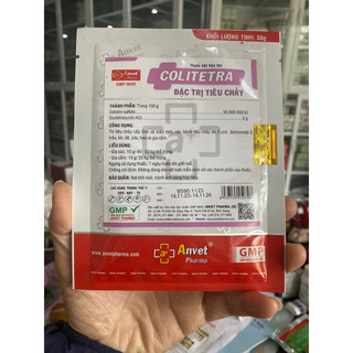 Colitetra 50g anvet- tiêu chảy trên vật nuôi