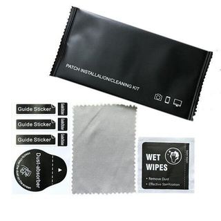  Bộ giấy lau xịn dán kính cường lực iPhone & iPad - 1 bộ đầy đủ khăn ướt khăn khô và miếng dính bụi 