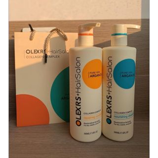 Cặp Dầu Gội Xả Olexrs Hair Salon 960ml Cho Tóc Khô Xơ Hư Tổn Tóc Gàu Ngăn Rụng Tóc