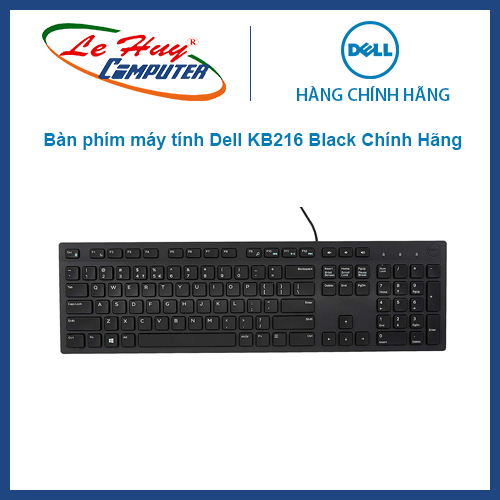 Bàn phím máy tính Dell KB216 Black Chính Hãng