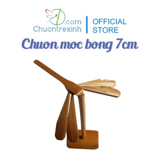 Chuồn chuồn tre mộc bóng 7cm Chuồn tre xinh shop quà lưu niệm
