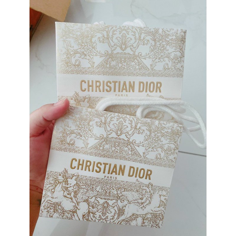 Túi giấy YSL Dior Gucci Chanel tặng kèm chính hãng 18x12x6cm