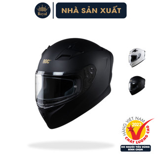 Mũ Bảo Hiểm Fullface Cao Cấp ROC R01