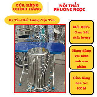 Combo 1 bộ bàn ghế inox 304
