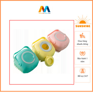 Bông tắm MommyKids Minh Chau , tạo bọt silicon dùng được cho trẻ nhỏ và người lớn