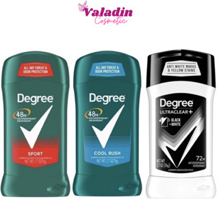 Lăn Nách Sáp DEGREE Men Motionsense Ultracclear Black + White 76g (Trắng)/ Lăng khử mùi nam