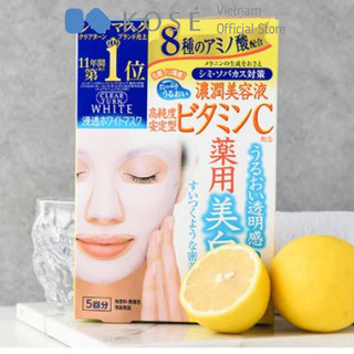 Mặt Nạ Kose Clear Turn White Vitamin C