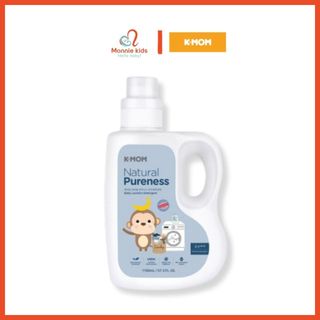 Nước giặt đồ sơ sinh K-mom Hàn Quốc can 1700ml, nước giặt quần áo cho bé - Monnie Kids