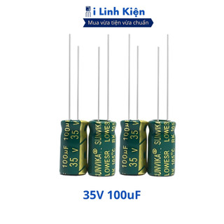 Tụ hóa 35V 100uF 6x12mm tần số cao chất lượng tốt ilinhkien