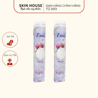  Bông Tẩy Trang Emily Hàng Nhập Khẩu Đức Chất Liệu Cotton Mềm Mịn 120 Miếng 