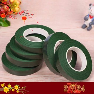 1 lốc băng keo sáp (lốc 12 cuộn) dùng cuốn cành, thân hoa giấy, hoa lụa/ thủ công/handmade,