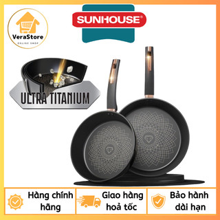  Chảo Chống Dính Sunhouse Ultra Titanium ST20B Size 20-26-28-30 Dính Là Hoàn Tiền Đáy Từ Bảo hành 1 đổi 1 
