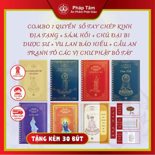 Combo 7 Cuốn Sổ Tay Chép Kinh