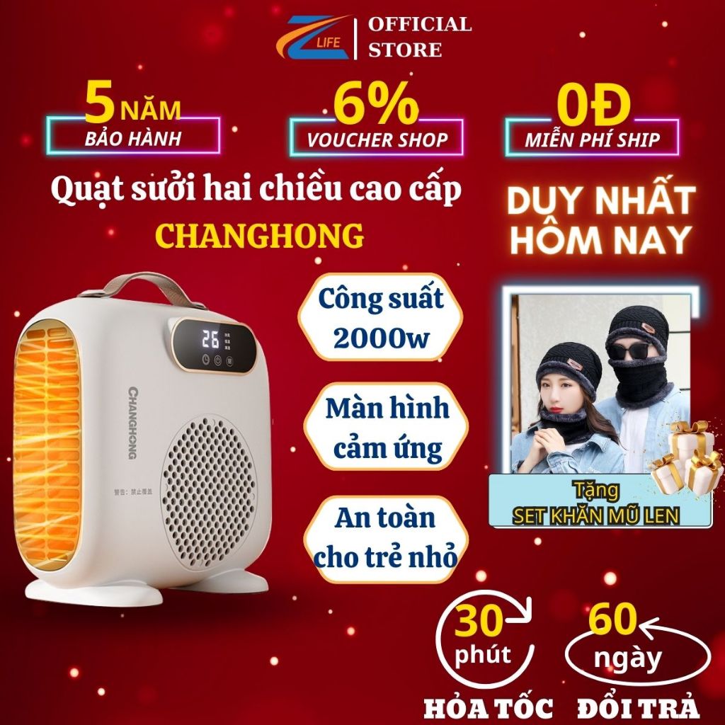 Máy sưởi ấm mùa đông mini cầm tay,Quạt sưởi ấm cho bé sơ sinh công suất 2000W,không đốt oxy,Máy sưởi văn phòng