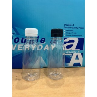 Chai nhựa 100ml kèm nắp xoáy niêm phong đen trắng