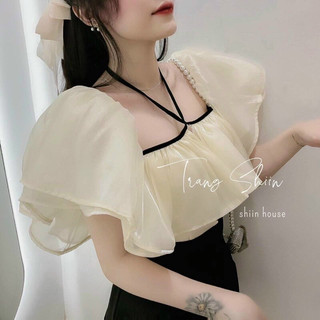 áo croptop tiểu thuê trễ vai