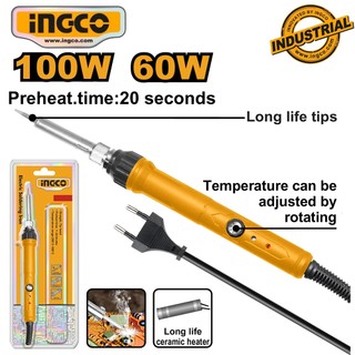 Mỏ hàn chì 60w 100w dùng điện có chỉnh nhiệt độ ingco si0110831/si016831