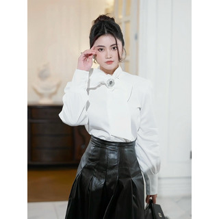 Sơ mi đai nơ cổ Eclipse Clothing