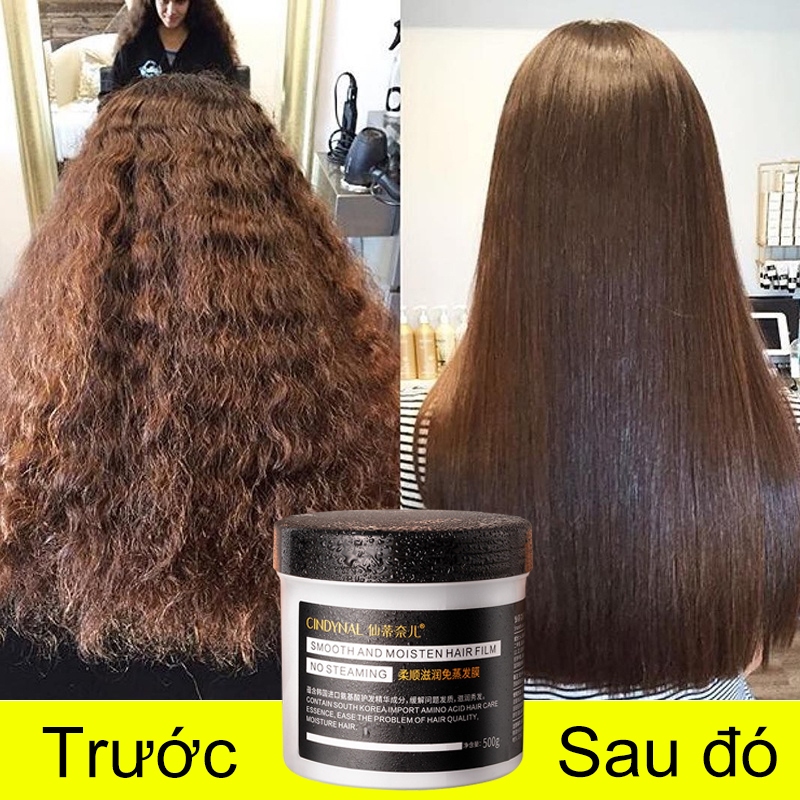 Kem ủ tóc Mặt nạ tóc keratin 500g ủ tóc phục hồi hư tổn khô xơ dưỡng mềm mượt Giảm gãy rụng và ngăn ngừa rụng tóc