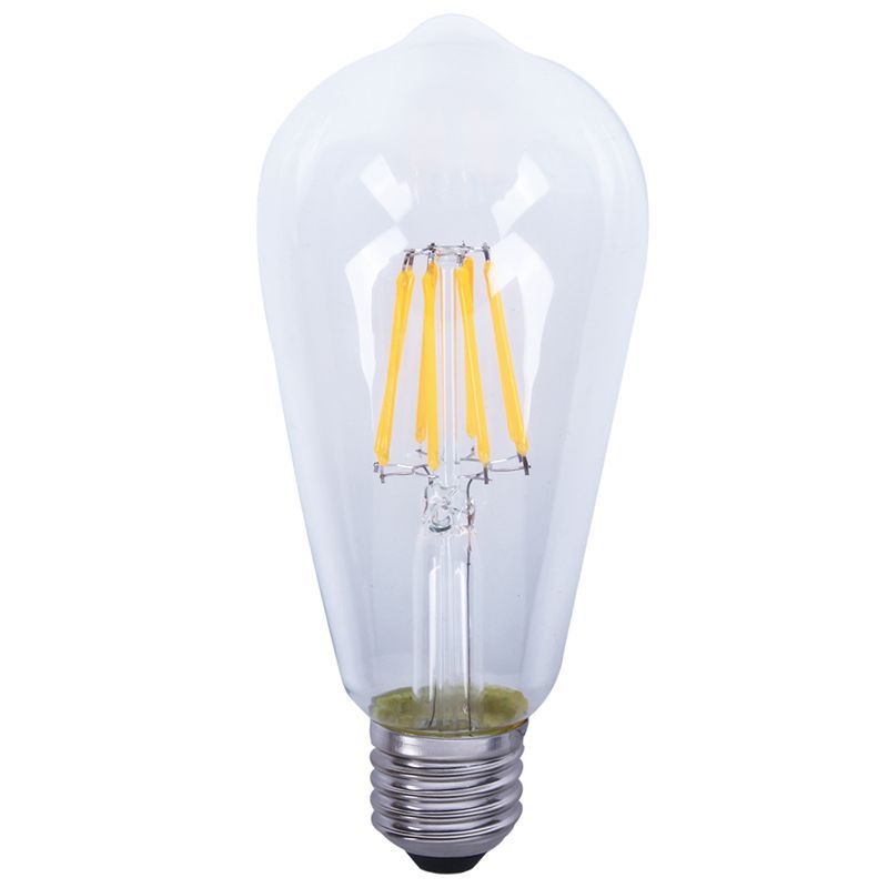 BÓNG LED TRANG TRÍ VĨ CHÂU NOVA SỢI ST64E27 TRẮNG 6W.