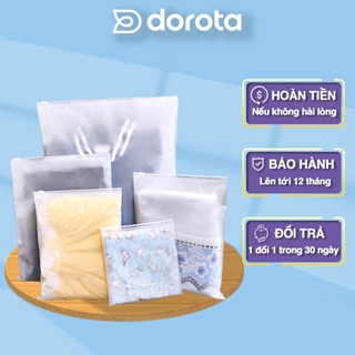 Túi zip đựng quần áo du lịch đựng mỹ phẩm tất vớ, túi bảo quản đồ cất vali túi xách TZ