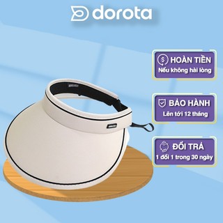 Mũ chống nắng vành rộng hở chóp đầu đi du lịch dã ngoại nón nửa đầu nữ chống tia UV MRV