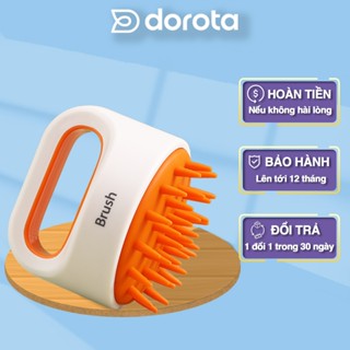 Lược gội đầu massage mềm, lược silicon chăm sóc da đầu thư giãn LGD