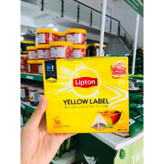 Lipton Nhãn Vàng 100 Gói, 25 Gói [Hàng Công Ty và Nhập Khẩu Chính Hãng]