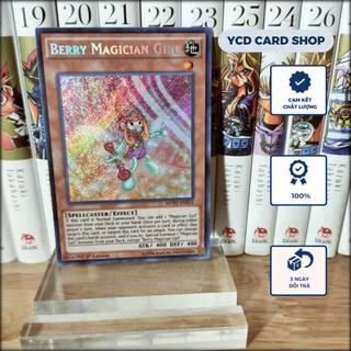 Thẻ bài yugioh chính hãng Berry Magician Girl – Secret rare