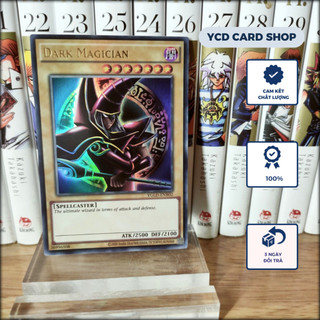Thẻ bài Yugioh chính hãng Dark Magician ( phiên bản phản diện) - Ultra Rare
