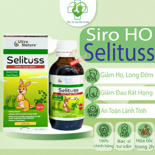 Siro ho Selituss 100 ml hỗ trợ giảm ho, long đờm