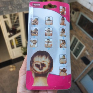 Combo 2 cái búi tóc củ tỏi màu đen