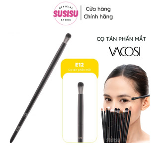 Cọ tán phấn mắt đầu oval vacosi e12-y24