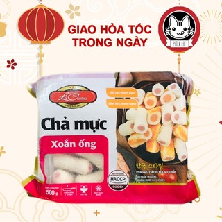 Chả mực xoắn Lacusina Việt Nam 500gr thả lẩu, nấu mỳ, chiên