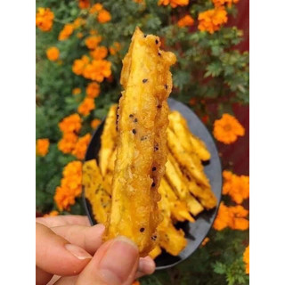 Khoai lang thanh tẩm vừng thơm ngon