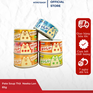 Pate soup thịt cho mèo , chó neeka lon 85g - pate cho mèo, cún dạng súp thịt