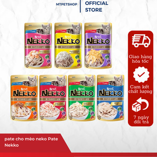 MTPETSHOP pate cho mèo neko Pate Nekko dạng gói cho mèo 70gr
