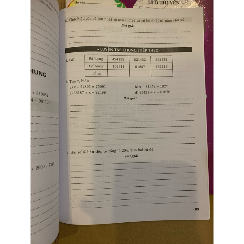 Sách -  Vở Bài Tập Toán Nâng Cao 4 -