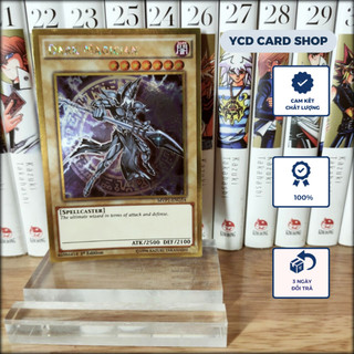 Thẻ bài Yugioh chính hãng Dark Magician (movie art) – Gold Rare