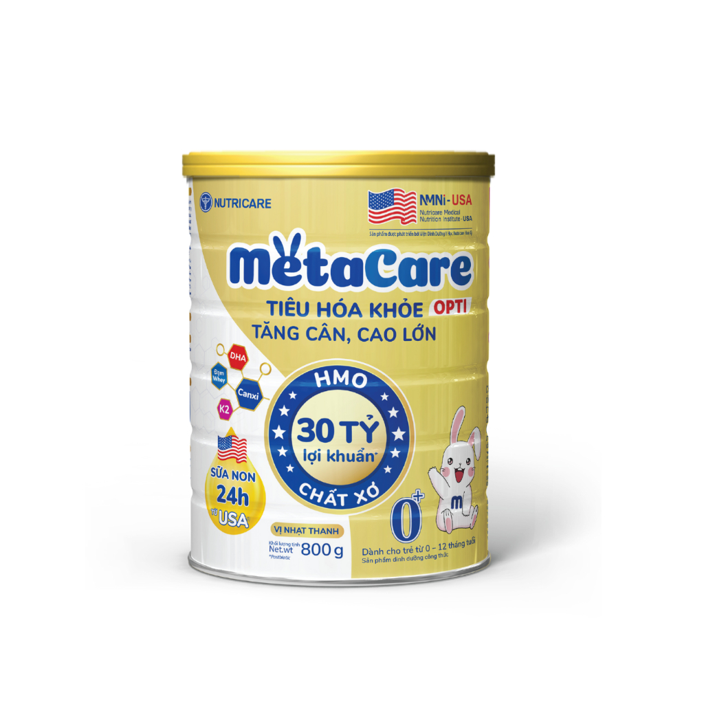 Sữa bột Metacare Opti Vàng 0+ lon 400g